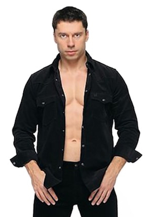 Рубашка мужская MONTANA 11041 Black